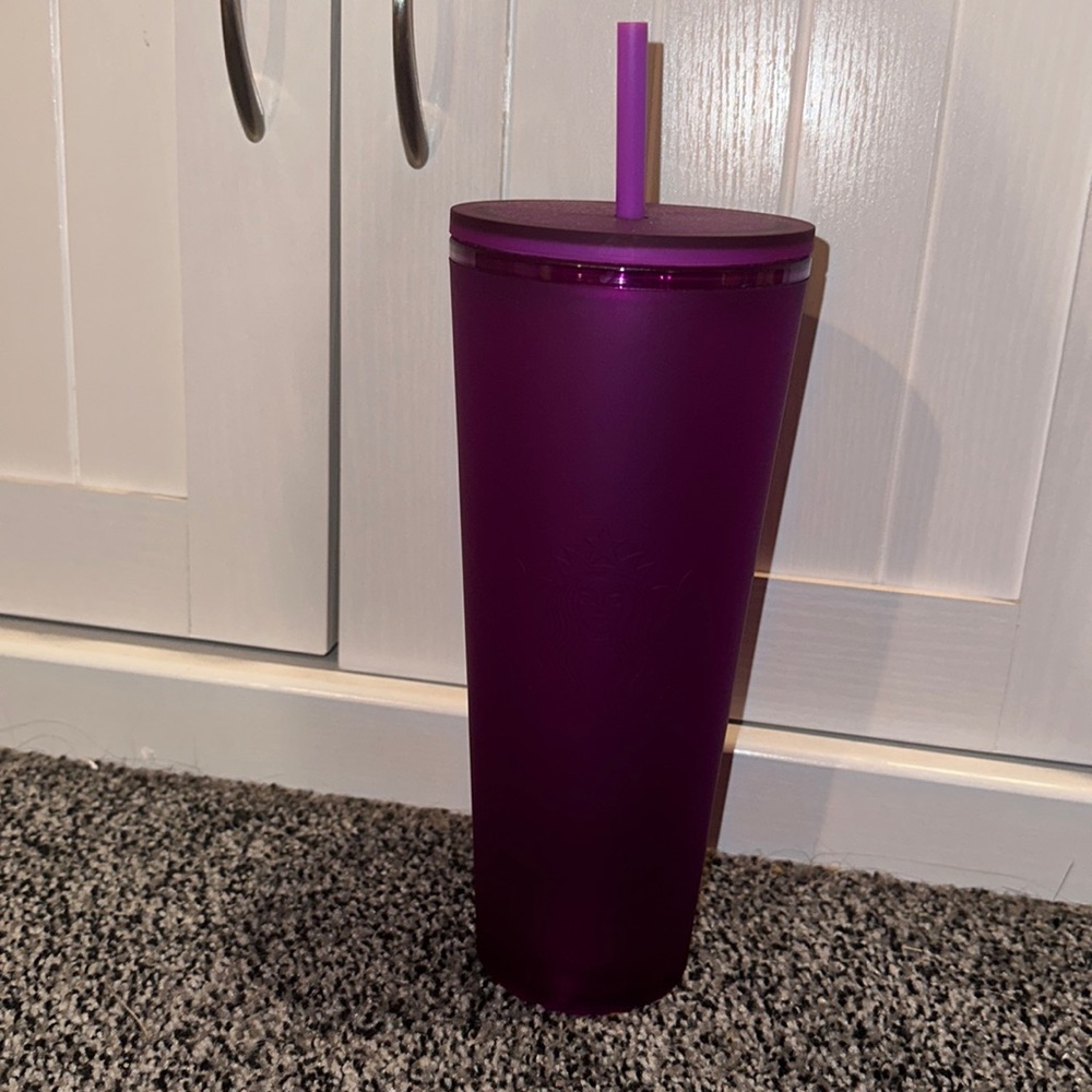 Starbucks purple soft touch matte tumbler